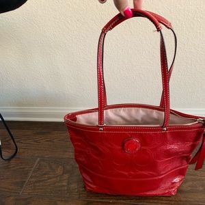 Coach purse red